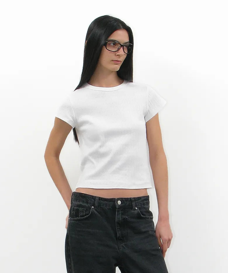 【PARTIMENTO】LACE PUNCHING 90s SHORT SLEEVE TEE 半袖Tシャツ 469e162ffdd99f1c95ec784120b7e9
