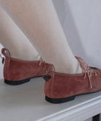 [ 🆕 Pre-order ] Rockfish Bella Laceup Flat ( suede ) - 6 colour