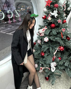 [ 現貨 ] 韓國製防 UV 提臀瘦腿黑絲襪 - 15D