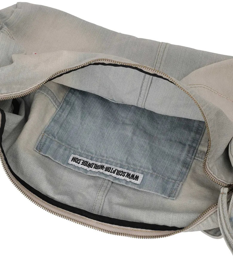 [ Pre-order ] Sculptor Vintage Brushed Denim Duffel Bag