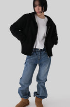 [ 已停產 ] Casual Knit Hood Zip-up