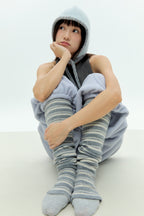 [ Pre-order ] Stripe Knee Socks
