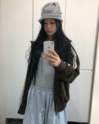 [ 現貨 ] Coy Visor Crochet Beanie