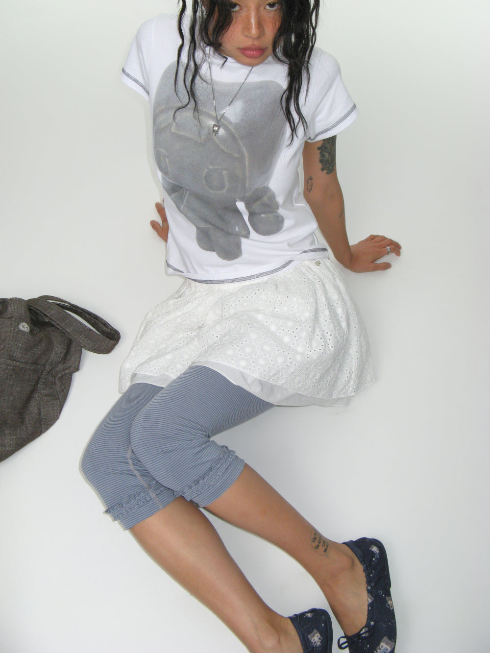 [ Pre-order ] Flower Punching Skirt