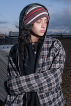 [ Pre-order ] Reversible Stripe Beanie