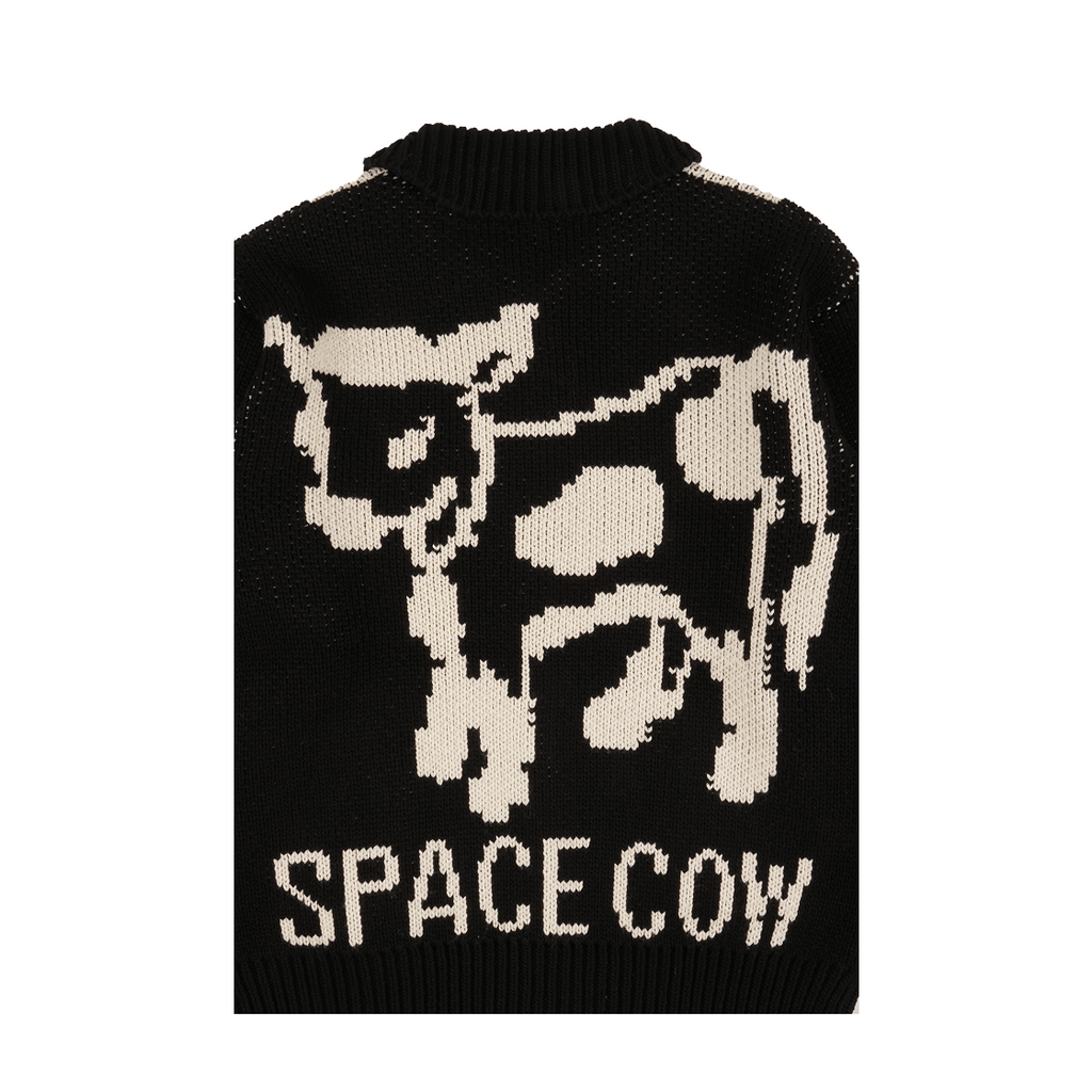 [ Pre-order ] Space Cow Cowichan Knit Jacket Grey