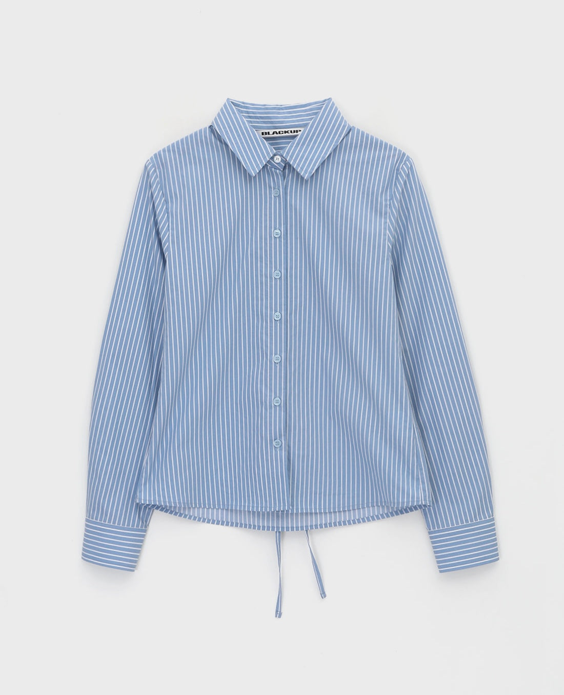[ Pre-order ] Blackup Made Wellin Waist Stripe Shirt