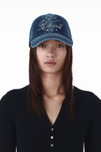 [ Pre-order ] Blessed Stripe Denim Ball Cap