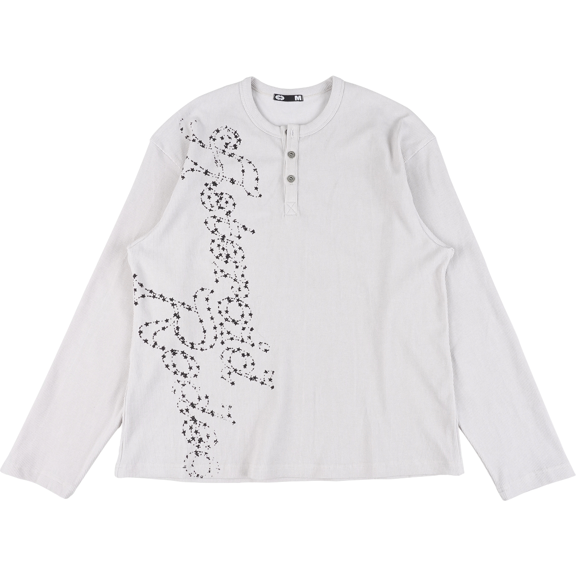 [ Pre-order ] Asteroid Rodeo Henry Neck LS T-Shirt Ivory