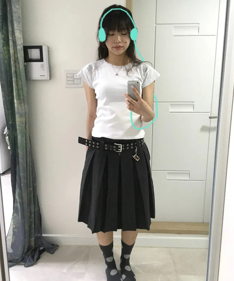 [ Pre-order ] Double Eyelet Leather Belt