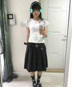 [ Pre-order ] Double Eyelet Leather Belt