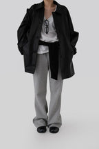 [ Pre-order ] Boot Cut Wide Pants