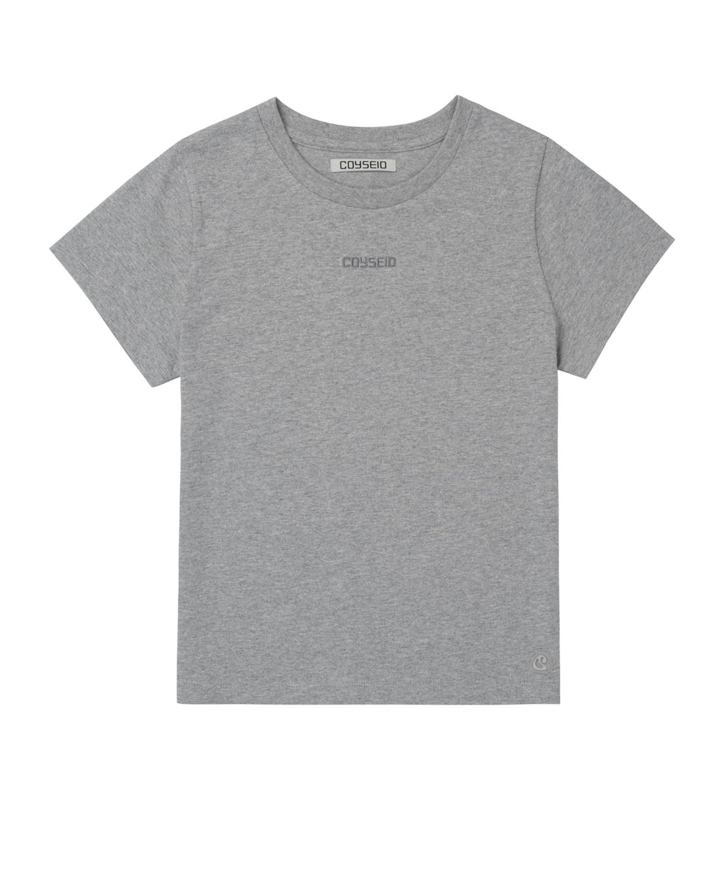 [ 現貨 ] Coyseio Mini Logo T-shirt Melange Grey