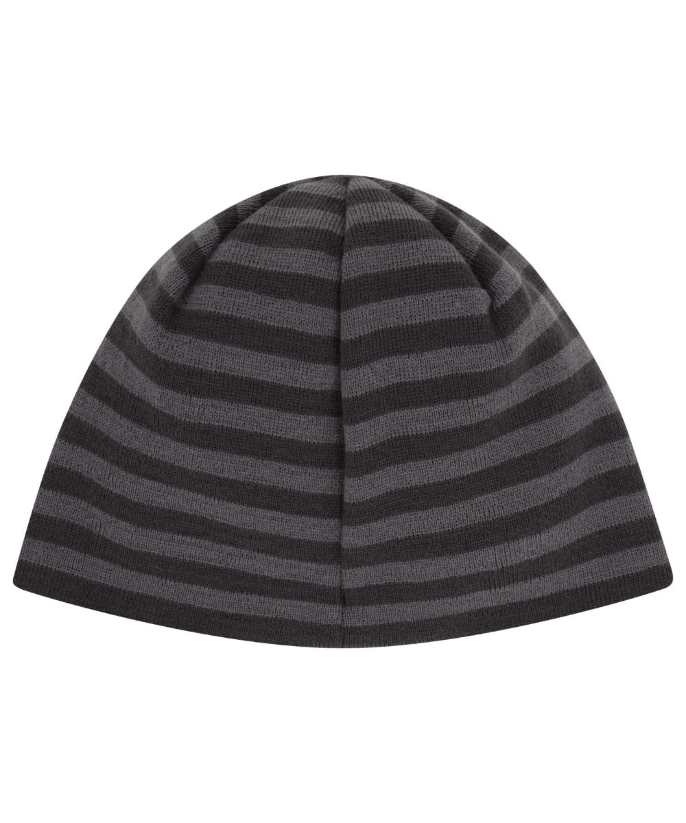 [ Pre-order ] Dual Stripe Beanie Purple Grey