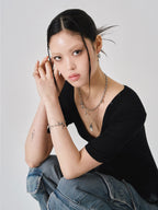 [ Pre-order ] Thin Wave Bracelet