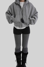 [ Pre-order ] Autumn Kent Sheepskin Hooded Zip-up