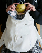 [ Pre-order ] Patchwork String Mini Backpack