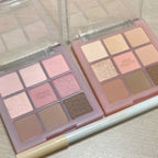 [ 店主自留 - 現貨 ] Milk Touch X Happyrim🥣九宮格眼影盤🥛 ( 臥蠶/提亮/陰影/胭脂/鼻影都有! )