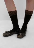 [ Pre-order ] Made Mogeller Washed Leather Flat Shoes