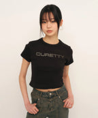 [ Pre-order ] C Rhinestone Logo T-Shirt