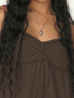 [ Pre-order ] Solar Stitch Mini Dress