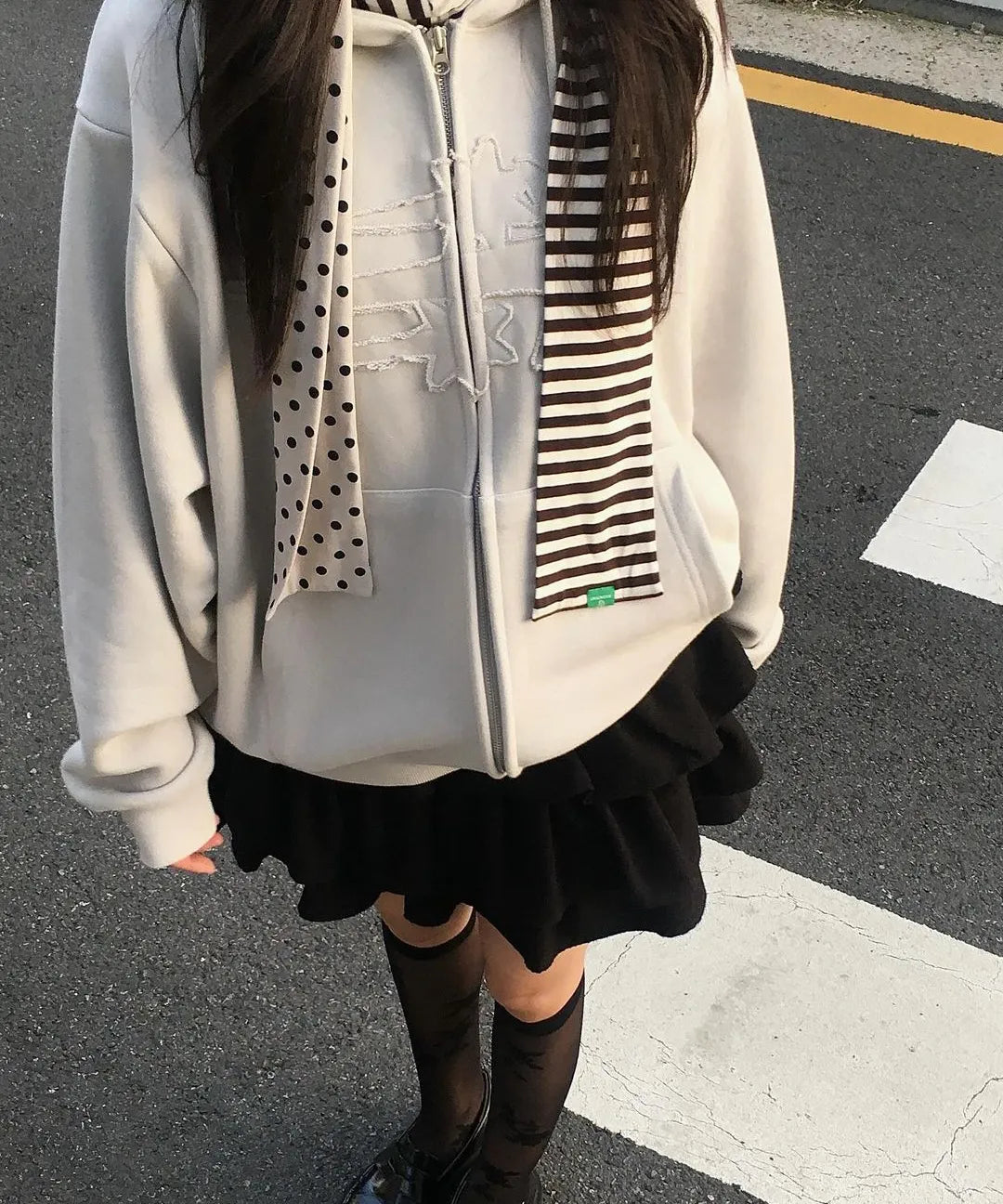 [ Pre-order ] 3 Star Logo Zip Hoodie