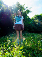 [ Pre-order ] Flower Punching Skirt