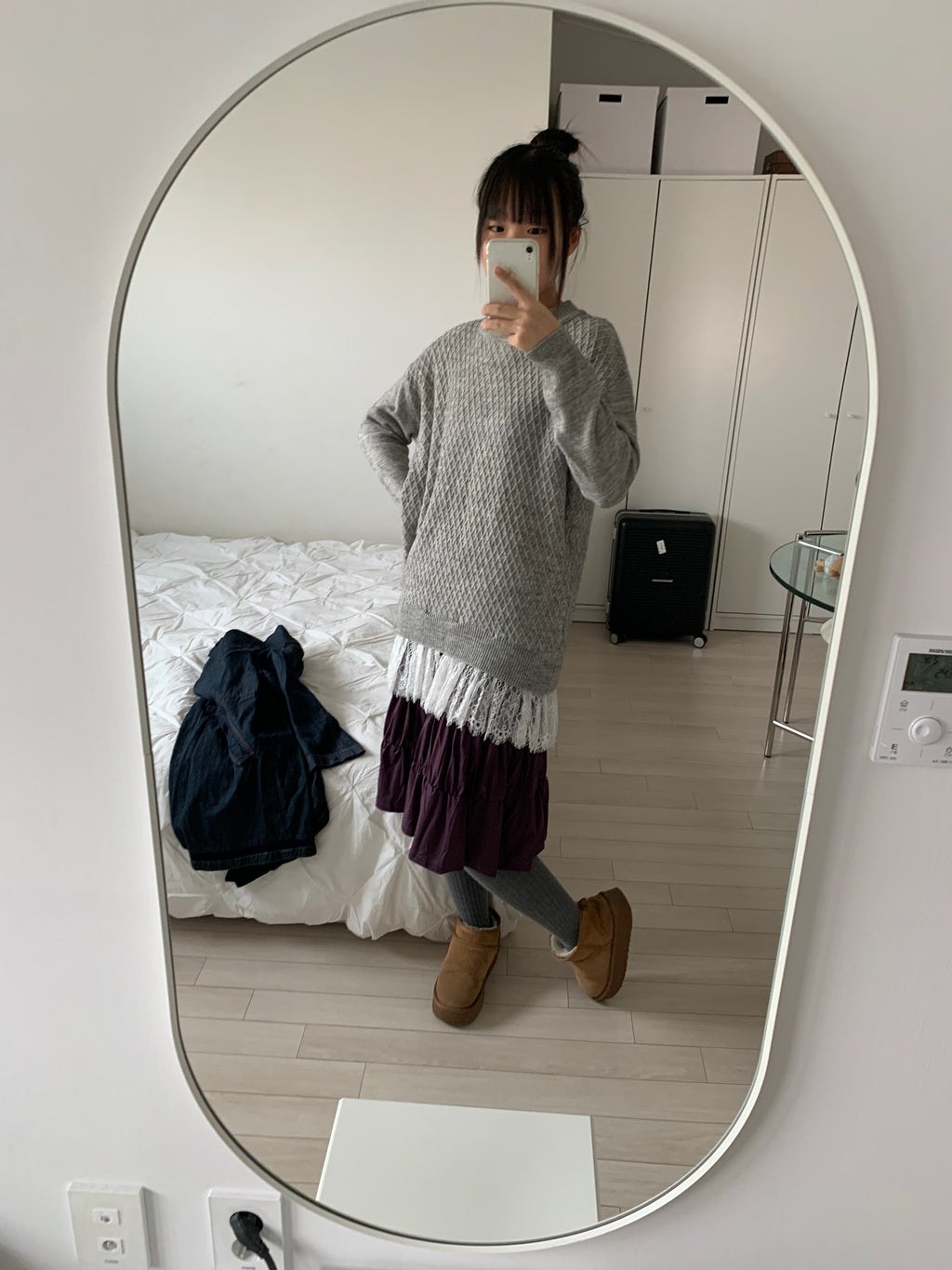 [ 店主推薦 Pre-order ] PWC JERSEY SHIRRING TIERED MIDI SKIRT