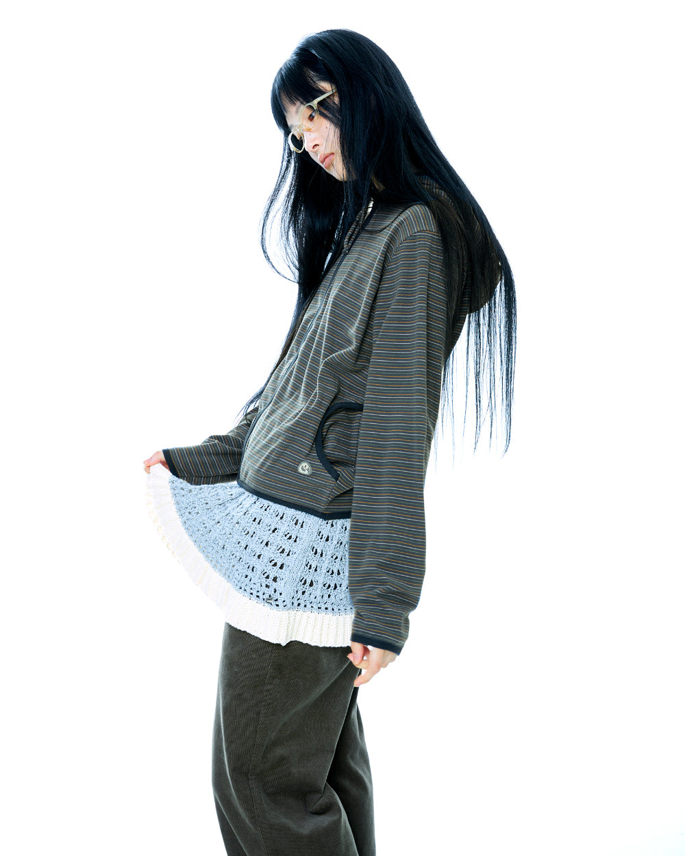 [ Pre-order ] Layered Knit Skirt