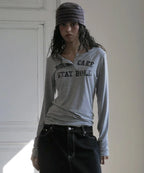 [ Pre-order ] Rockcake Classic Henly Neck Top