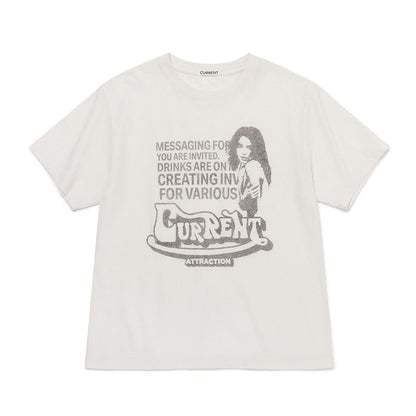 [ 已停產 ] Current Typo Semi Overfit Tee