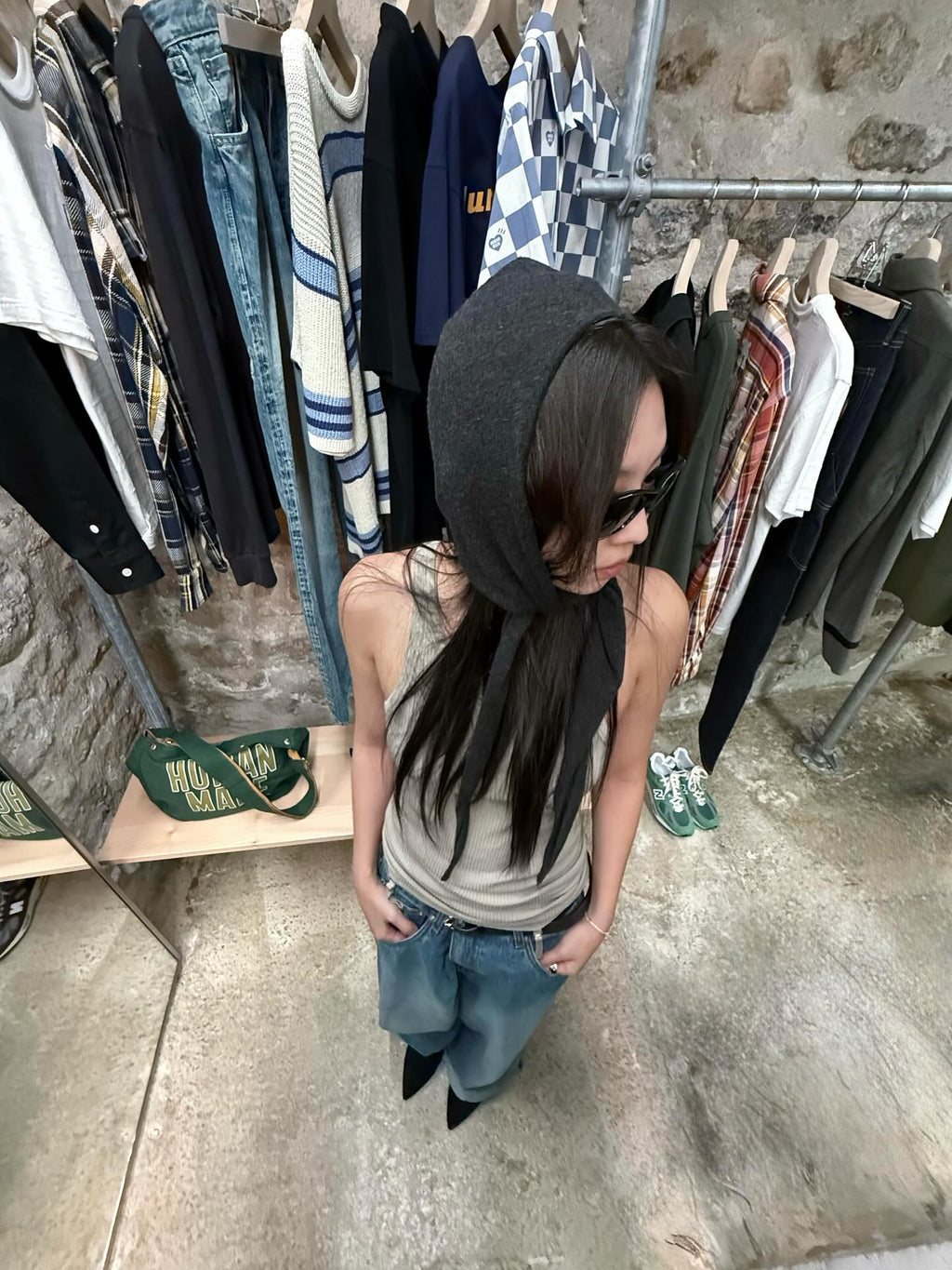 [ Jennie 同款 Pre-order ] Women Era Wide Fit Denim Pants