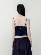 [ Pre-order ] Shirred Crinkle Bustier