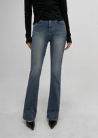 [ Pre-order ] B-Denim Long Slim Boots-cut 017 ( 可選褲長 )