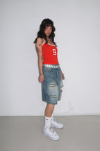 [ Pre-order ] Oatmeal Vintage Washing Jorts
