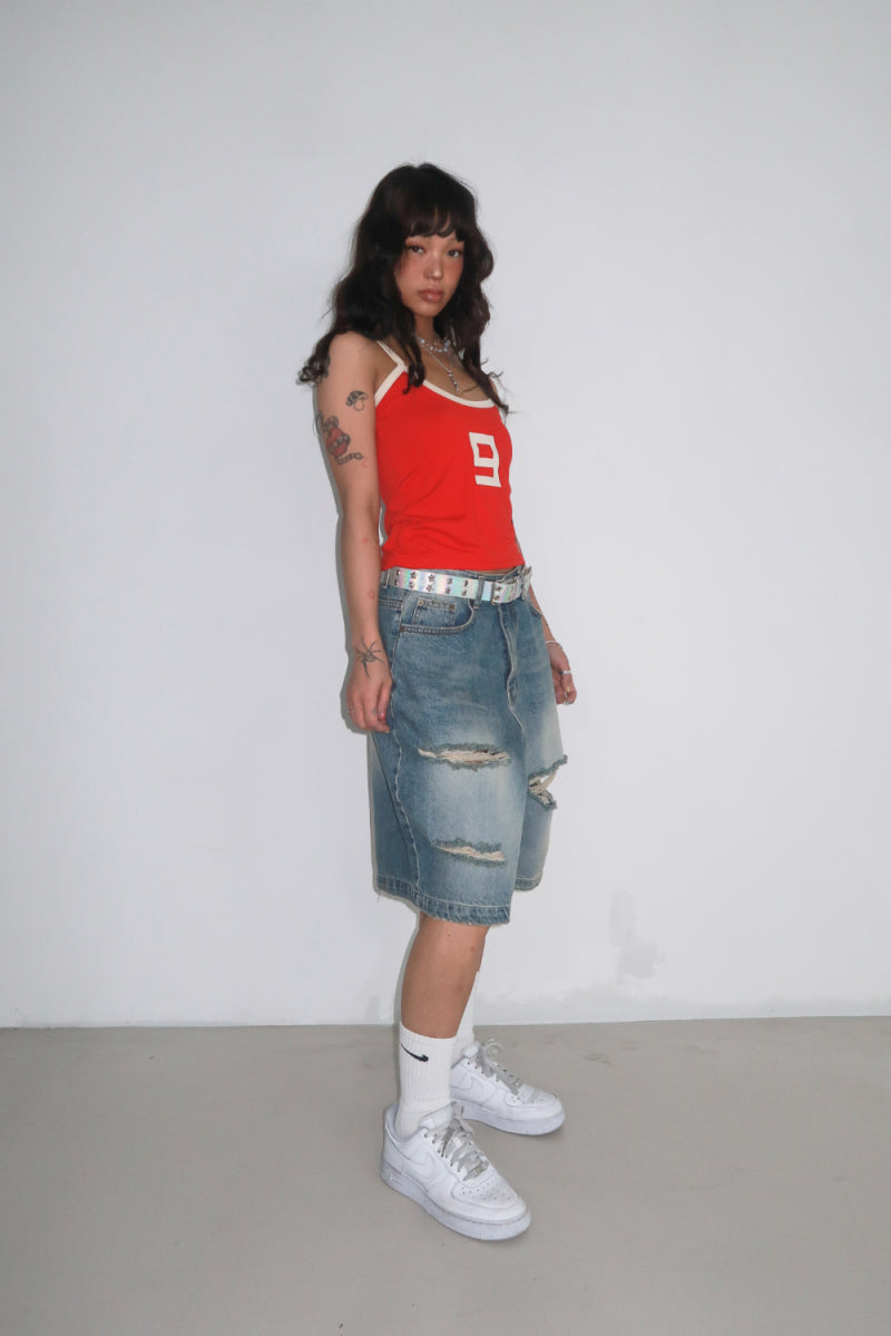 [ Pre-order ] Oatmeal Vintage Washing Jorts