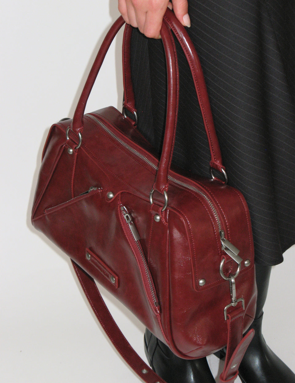 [ Pre-order ] Faux Leather M.O.S Bag