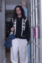 [ Pre-order ] Space Cow Cowichan Knit Jacket Grey