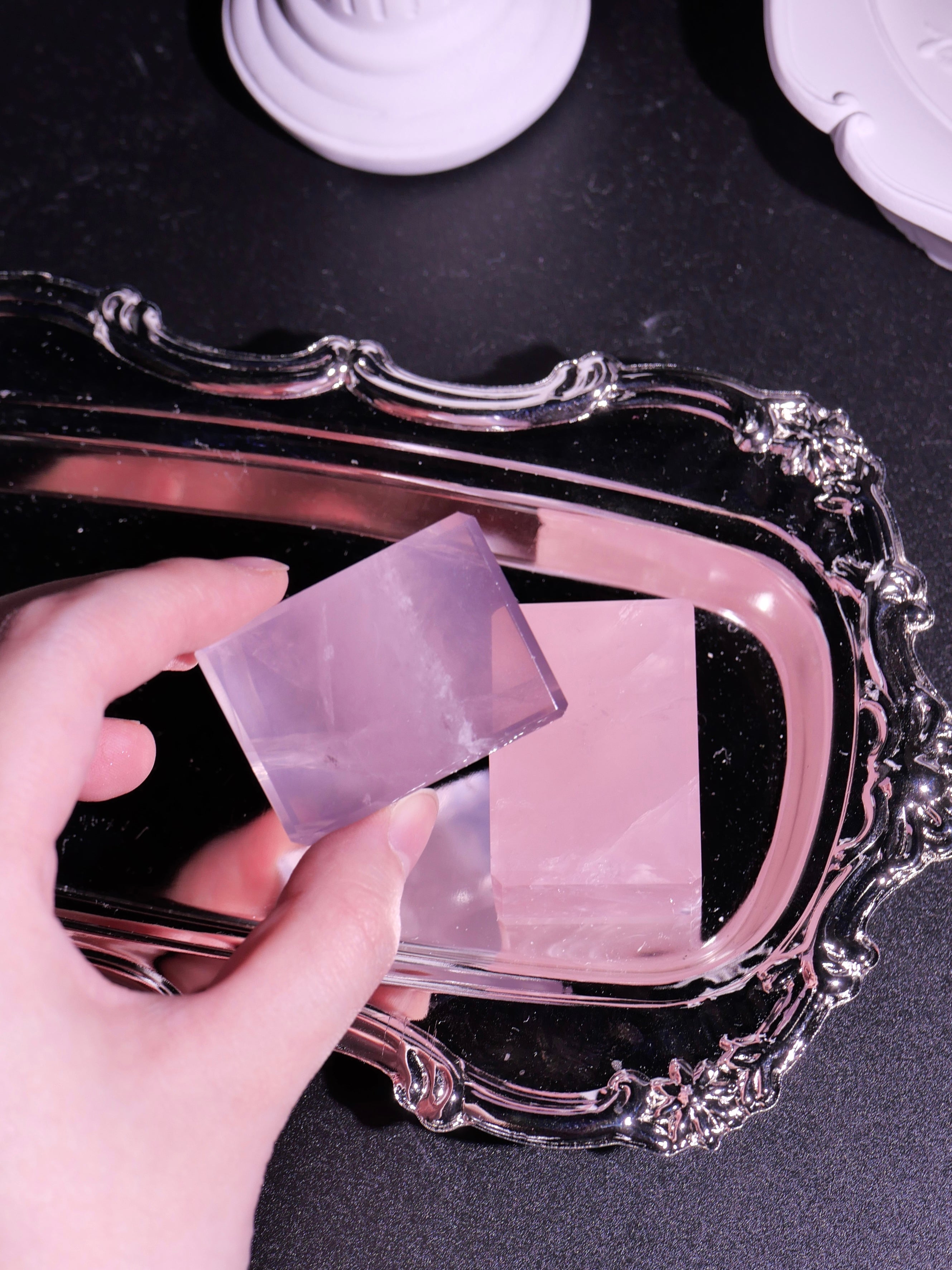 [ 現貨 ] TSCS024 🇲🇬馬達加斯加粉晶無事牌 Natural Madagascar Rose Quartz