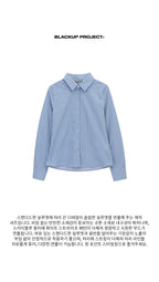 [ Pre-order ] Blackup Made Wellin Waist Stripe Shirt