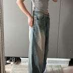 [ Pre-order ] 🇰🇷韓國直送 Vintage Botton Wide Denim Pants