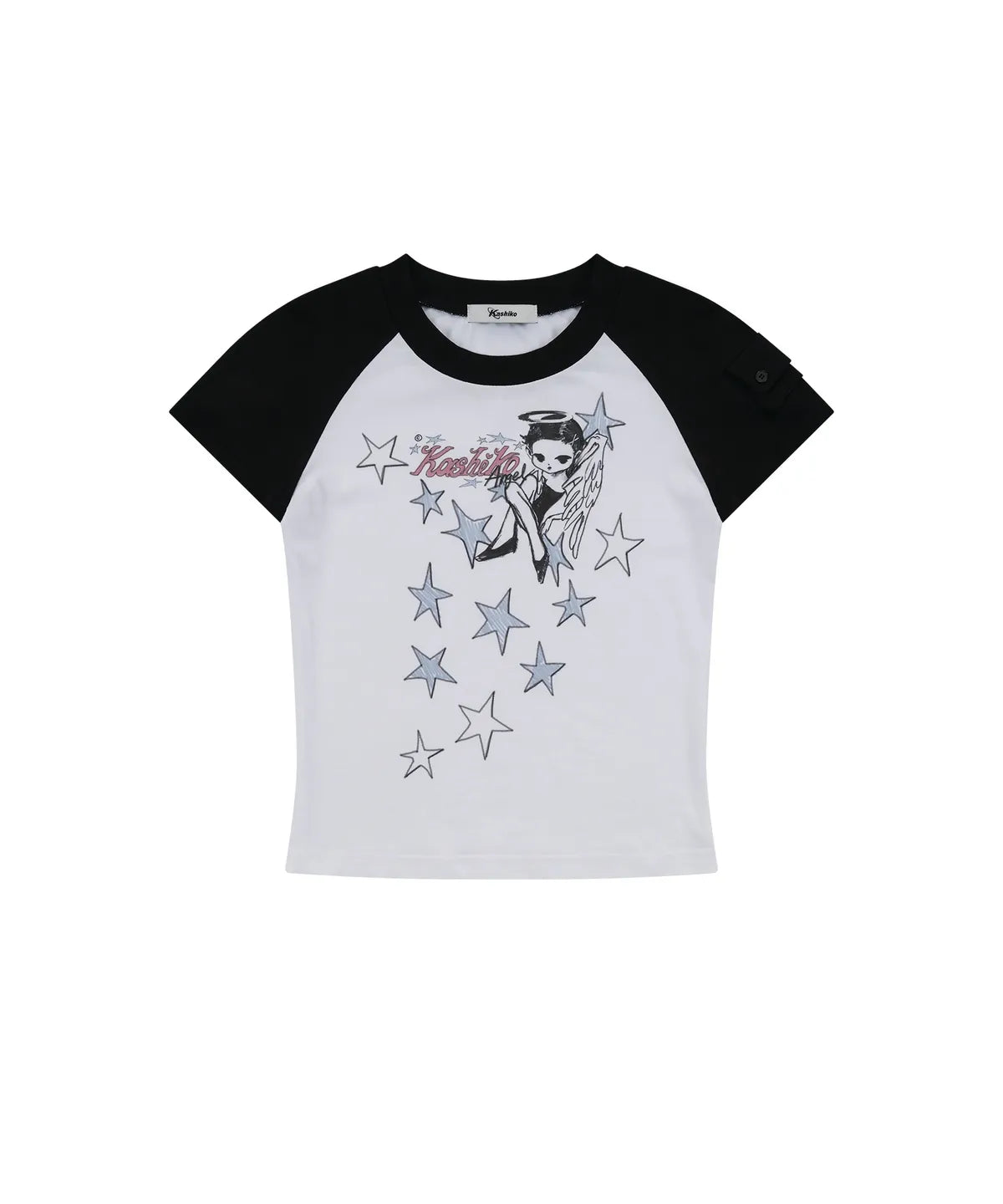 [ Pre-order ] Angelic Pocket Raglan T Shirt