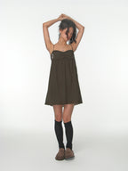 [ Pre-order ] Solar Stitch Mini Dress