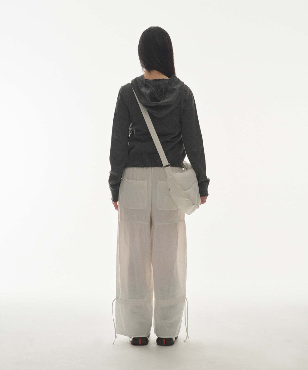 [ Pre-order ] Shirring Rouch Pants