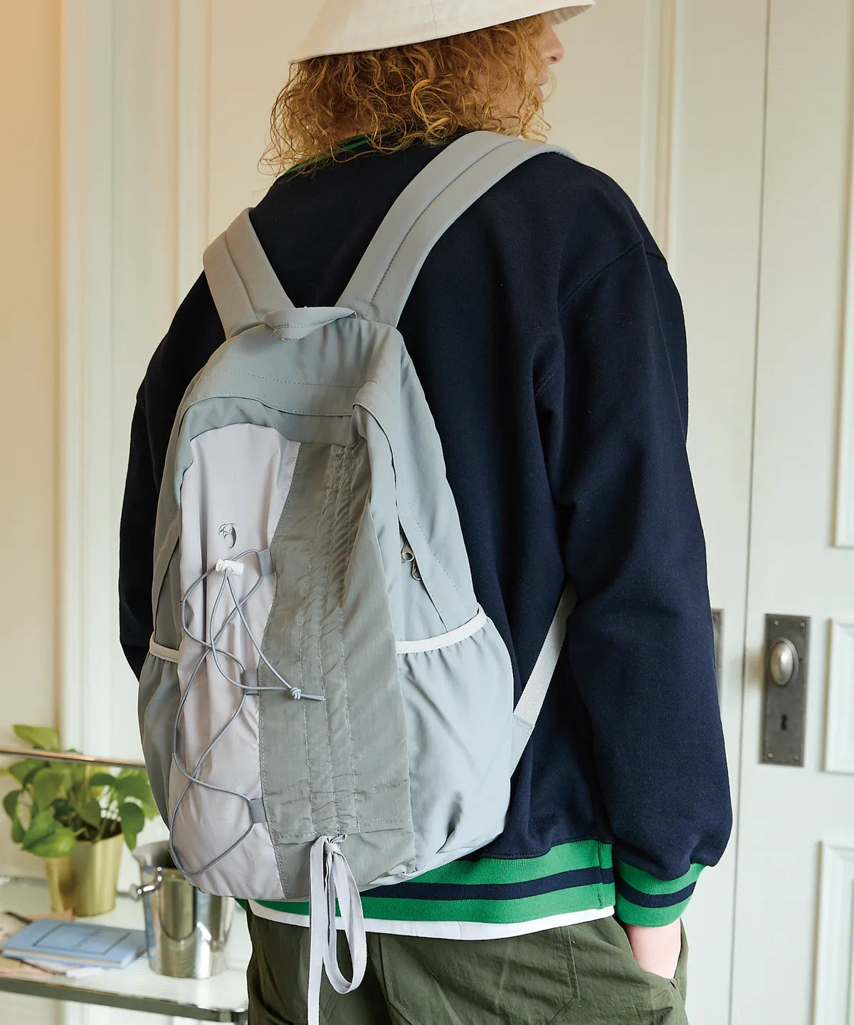 [ Karina 同款 Pre-order ] Half String Nylon Backpack