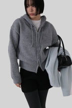 [ 已停產 ] Casual Knit Hood Zip-up