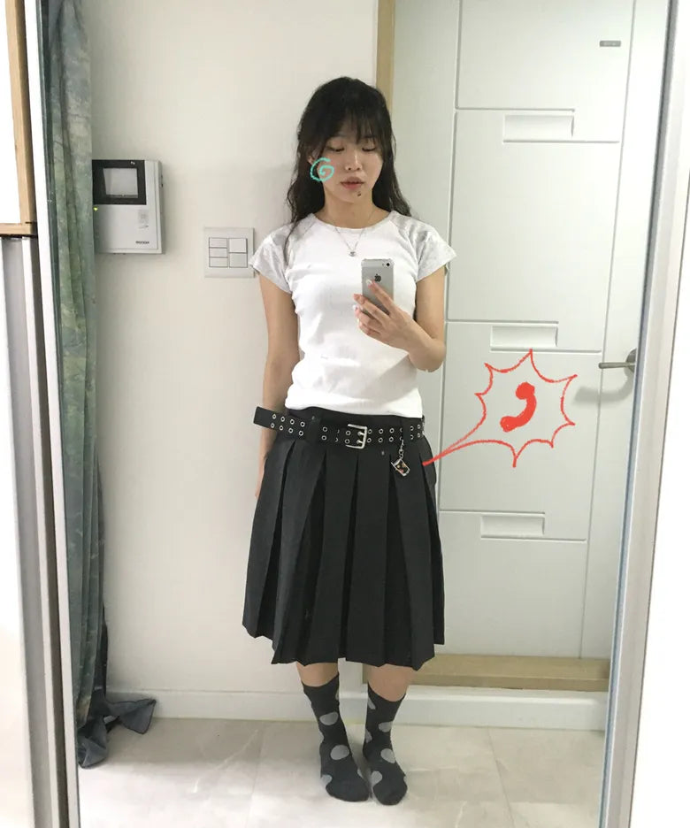 [ Pre-order ] Double Eyelet Leather Belt