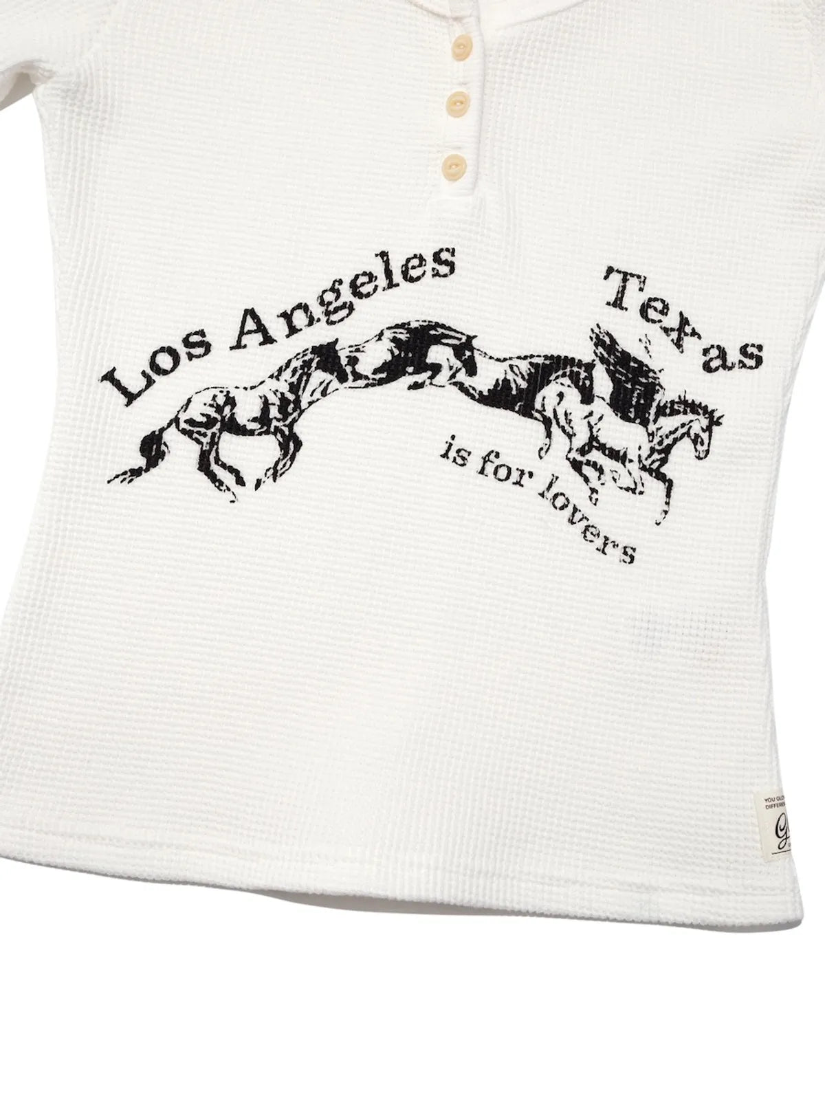 [ Pre-order ] Glowny Texas Waffle Long Sleeve