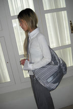 [ Pre-order ] Stripe Pocket Cross Bag