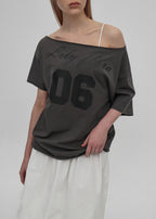 [ Pre-order ] MADE 프리피 보트넥 프린팅 반팔티